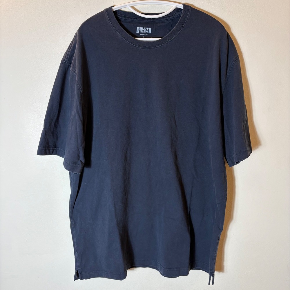Duluth Trading Co Longtail T T-Shirt Mens Size Large Cotton Crew Neck